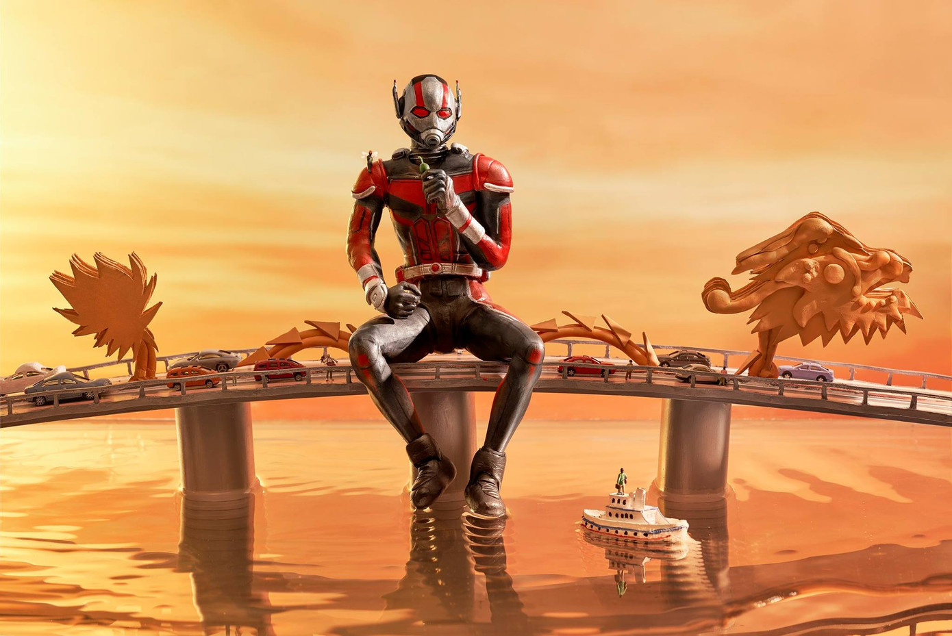 Một cảnh phim của anh chàng được tái hiện với 