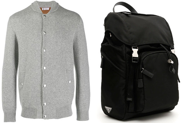 Áo khoác có giá 3.345 USD (77,5 triệu đồng) và ba lô giá khoảng 1.000 USD (hơn 23 triệu đồng).