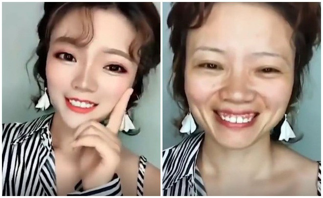 Như trường hợp của cô gái dưới đây chẳng hạn. Ảnh: cắt từ clip.