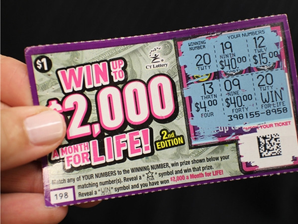 Loại vé số mà chị Anissa được tặng – với giải thưởng lớn là 2.000 đôla/tháng, suốt cả đời.