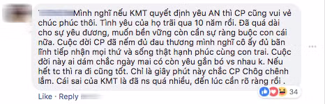 Một bình luận cho rằng Kiều Minh Tuấn đã cất công xây dựng một tình yêu quá đẹp với Cát Phượng, gieo vào lòng nhiều người hy vọng chính là một cái sai.