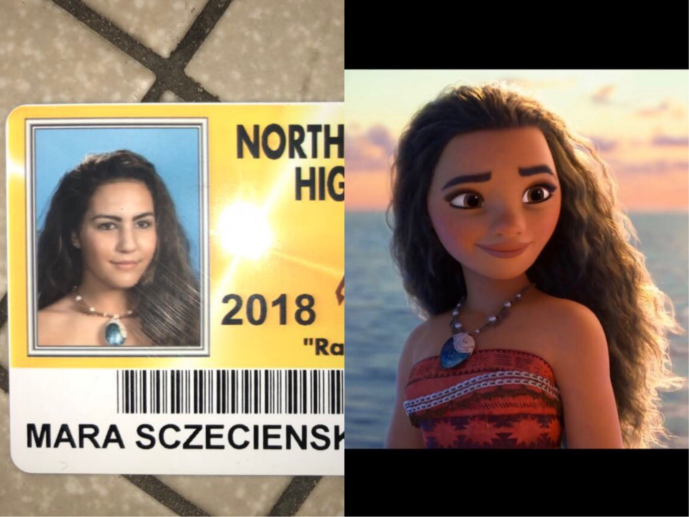 "Tôi là Moana của Motunui. Nếu bạn cùng thuyền với tôi, chỉ cần căng buồm và tiến thẳng đến lễ tốt nghiệp năm 2019!"