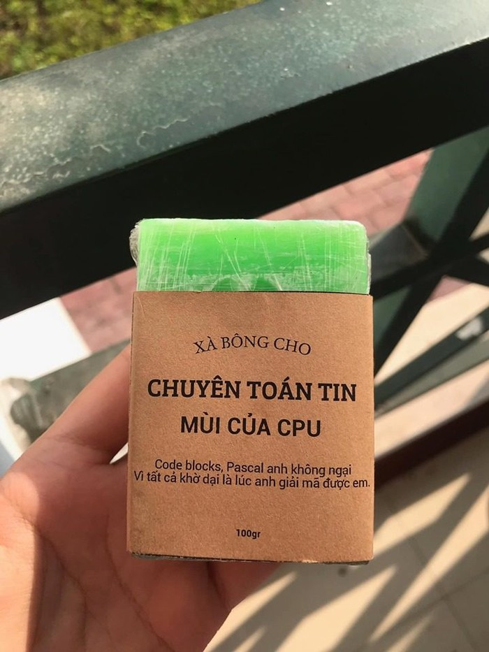 Mẫu xà bông dành cho chuyên Toán - Tin.