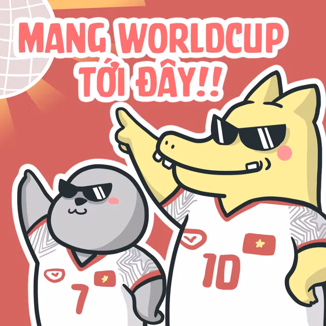 Người hâm mộ bóng đá Việt Nam tràn đầy tự tin đội tuyển có cơ hội tham dự World Cup trong tương lai không xa. Ảnh: Thăng Fly Comics.