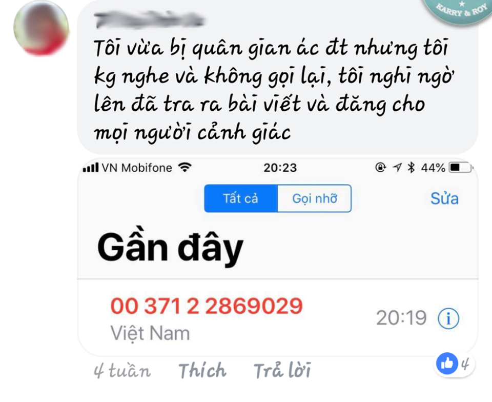 Rất nhiều chủ thuê bao từng nhận được những cuộc gọi lạ từ nước ngoài cảnh báo về việc này trên mạng xã hội.