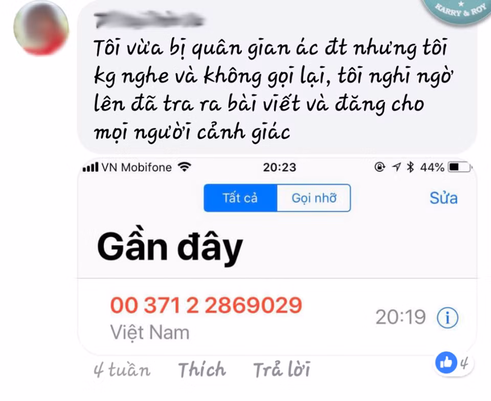 Rất nhiều chủ thuê bao từng nhận được những cuộc gọi lạ từ nước ngoài cảnh báo về việc này trên mạng xã hội.