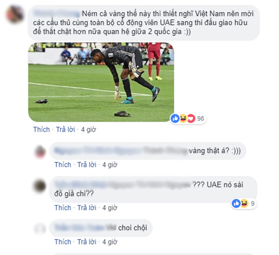 Cư dân mạng bày tỏ sự ngỡ ngàng trước độ giàu có của CĐV UAE.
