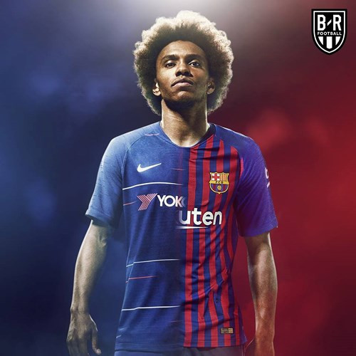 Barca đang dẫn đầu cuộc đua giành chữ ký Willian từ Chelsea. (Ảnh: Bleacher Reports).