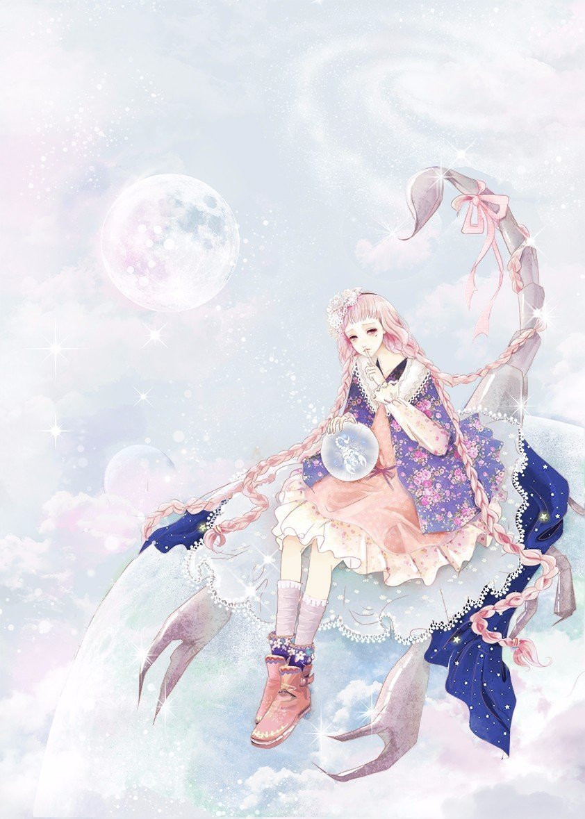 Tranh vẽ "12 thiếu nữ hoàng đạo" đẹp mộng mơ như cổ tích ảnh 8