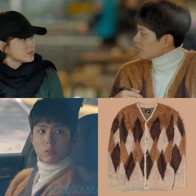 Ở nhà còn diện đồ hiệu, thì đi chơi với chị đẹp càng cần lồng lộn hơn nữa. Chiếc áo len cardigan mà Jin Hyuk mặc chỉ có giá 8 triệu đồng chứ mấy, nhưng cũng đáng tiền vì giúp anh chàng nhìn đẹp hơn hẳn.
