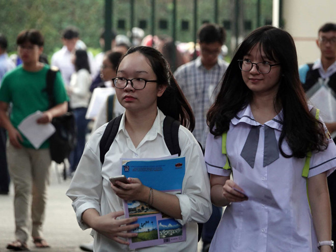 Thí sinh tham dự kỳ thi đánh giá năng lực đợt 2 vào ĐH Quốc gia TP.HCM tháng 7 vừa qua. Ảnh: ĐÀO NGỌC THẠCH.