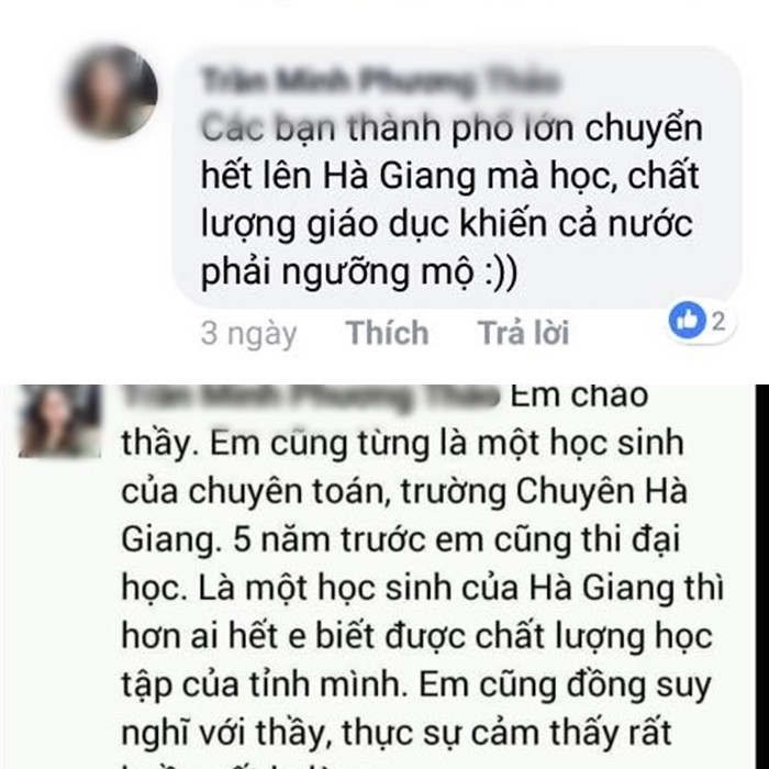 Ý kiến của cô bạn T.M.P.T khiến teen có nhiều ý kiến trái chiều. Ý kiến của cô bạn T.M.P.T khiến teen có nhiều ý kiến trái chiều.