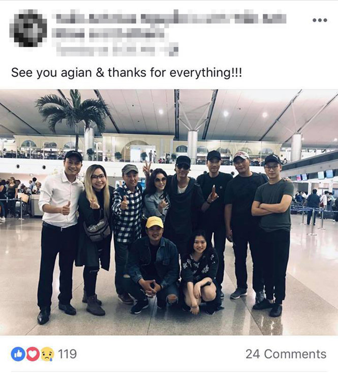 Tài tử Han Jae Suk phải rời Việt Nam khi dự án chưa hoàn thành.