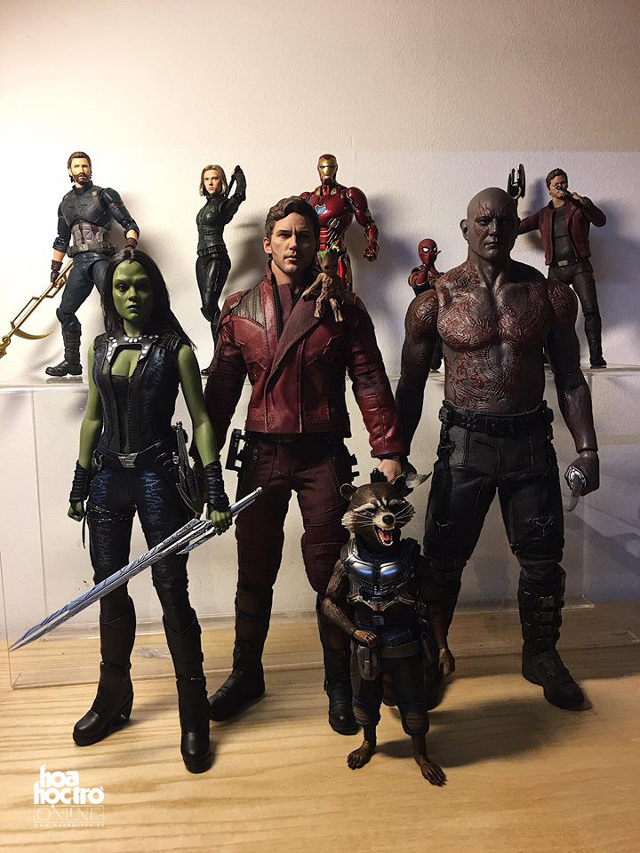 Các mô hình trong phim Vệ binh dải ngân hà.