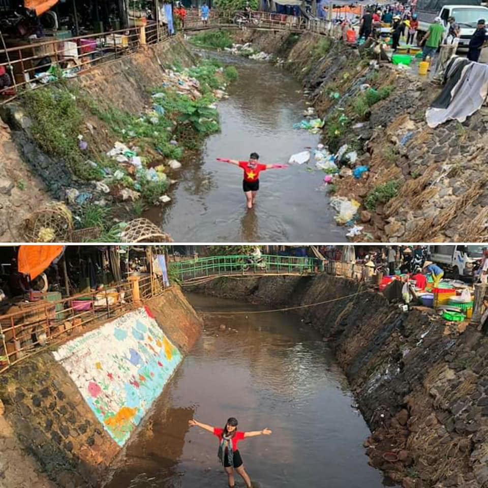 Hình ảnh các bạn trẻ và chiến tích #challlengeforchange.