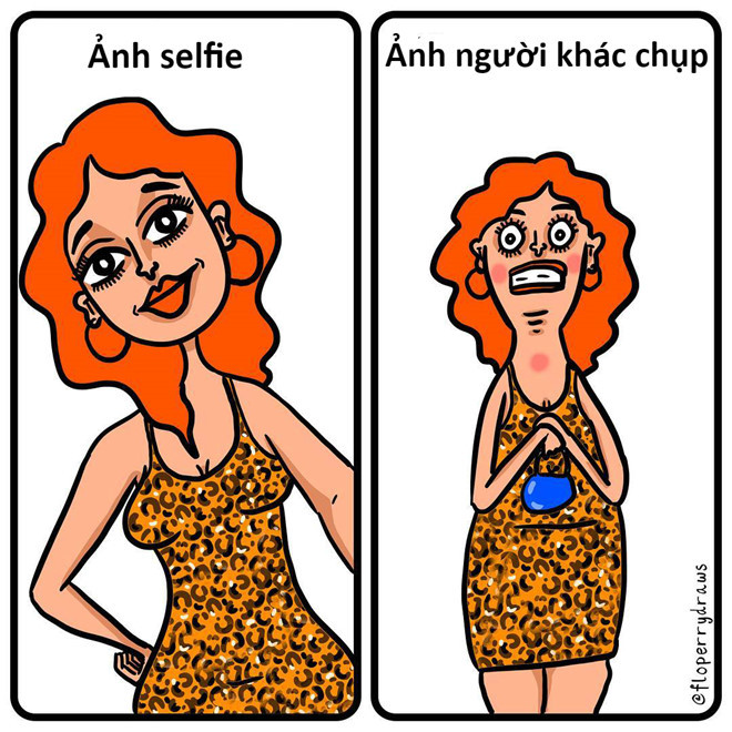 Không phải lúc nào cũng có thể xinh đẹp như bức ảnh selfie khiến các cô gái phiền lòng.