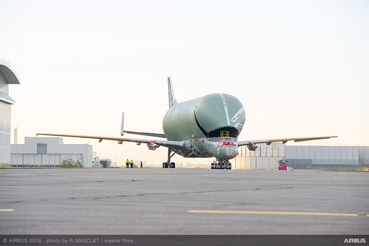 Phiên bản mới nhất của máy bay siêu vận tải của Airbus có thể tăng giới hạn lên 53 tấn hàng hóa so với Beluga hiện tại.