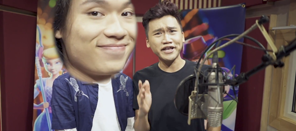 Bộ đôi Quang Trung - Xuân Nghị liên tục có những màn tương tác vô cùng ăn rơ trong suốt quá trình làm việc.