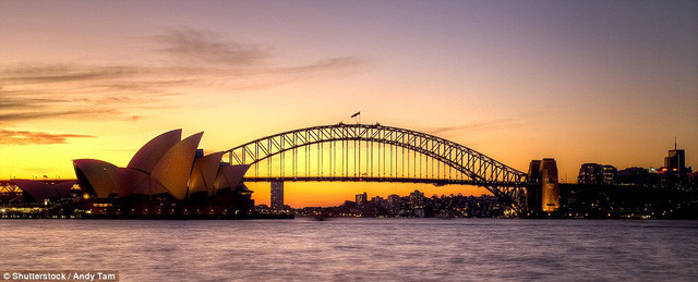 Khi Mặt Trời lặn xuống, Sydney trở nên vô cùng đặc biệt. Và đó là lí do tại sao thành phố này xếp thứ 5 trong những địa danh có cảnh hoàng hôn được chụp nhiều nhất.