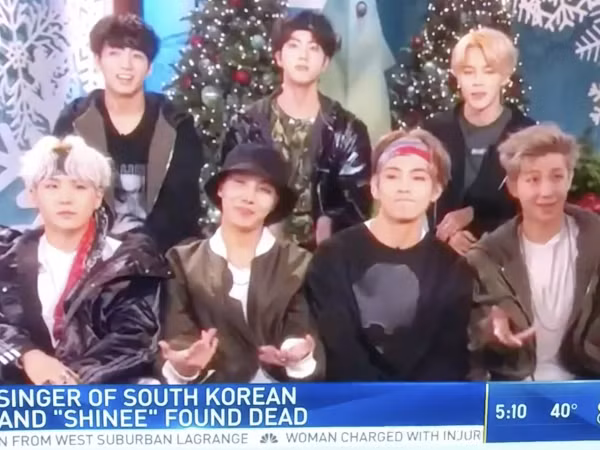 Đài NBC (Mỹ) đưa tin về cái chết của Jonghyun (SHINee), nhưng dùng nhầm ảnh RM (BTS) ảnh 1