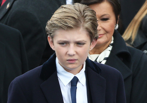Barron Trump - con trai của tổng thống Mỹ Donald Trump.