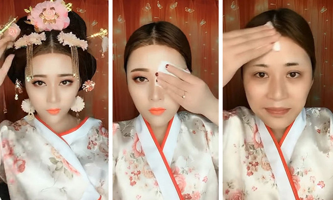 Nhờ son phấn, phái đẹp có thể trẻ ra cả chục tuổi.