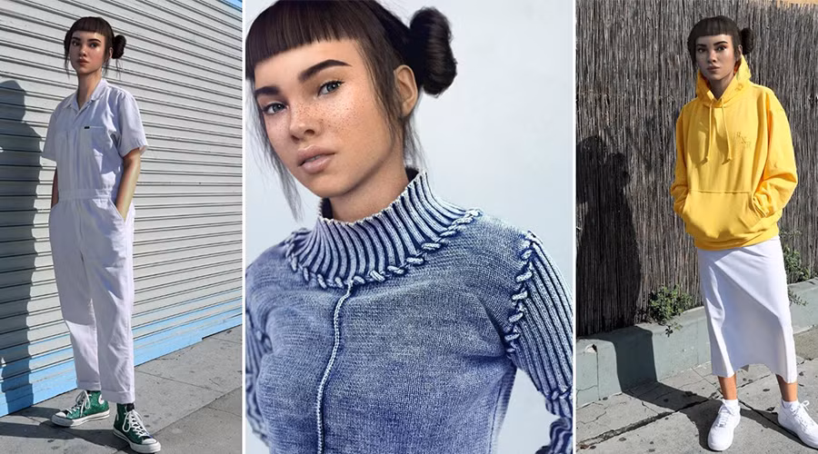 Miquela, nàng người mẫu giả lập đang rất nổi tiếng hiện nay
