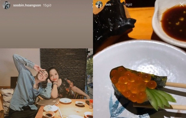 Hình ảnh được cư dân mạng soi Soobin đi ăn cùng mẹ và bạn gái. Hình ảnh được cư dân mạng soi Soobin đi ăn cùng mẹ và bạn gái.