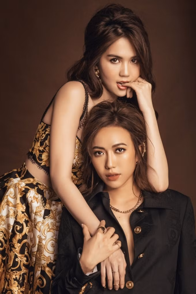 Khi Ngọc Trinh, Diệu Nhi ngồi cạnh nhau trong show của NTK Lê Thanh Hoà, đoán xem fan nghĩ gì? ảnh 2