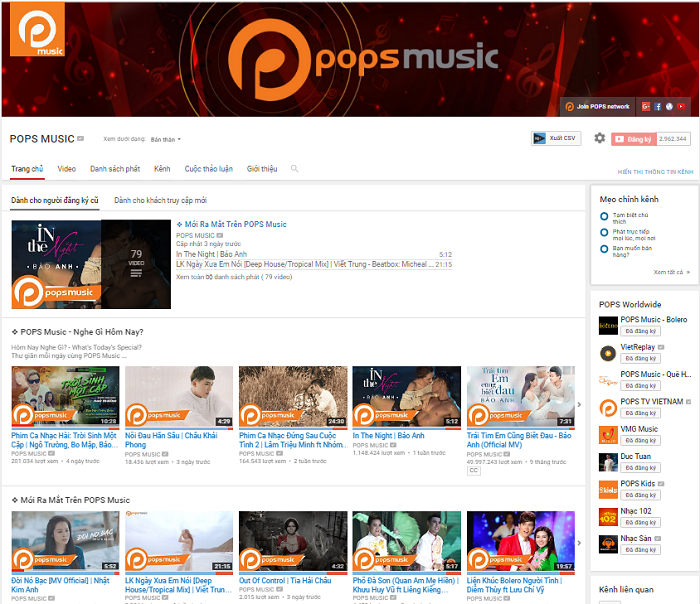 Việt Nam lần đầu tiên có kênh YouTube lọt Top 100 kênh có lượt xem nhiều nhất thế giới ảnh 1