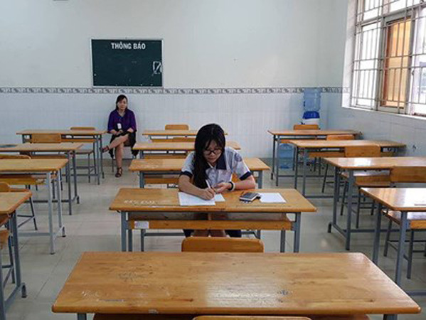 Điểm thi chỉ có duy nhất 1 thí sinh.