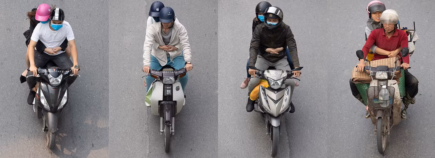 Bốn cái ôm từ phía sau, thật chặt.