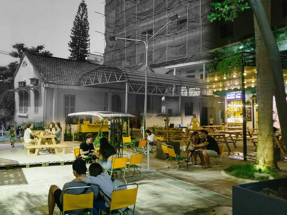 Không gian ngoài trời.