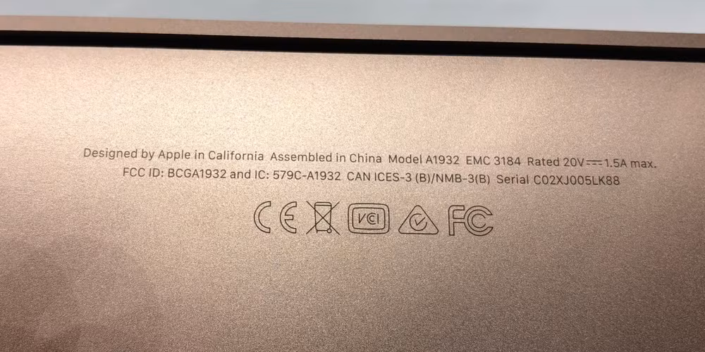 Nhãn FCC.