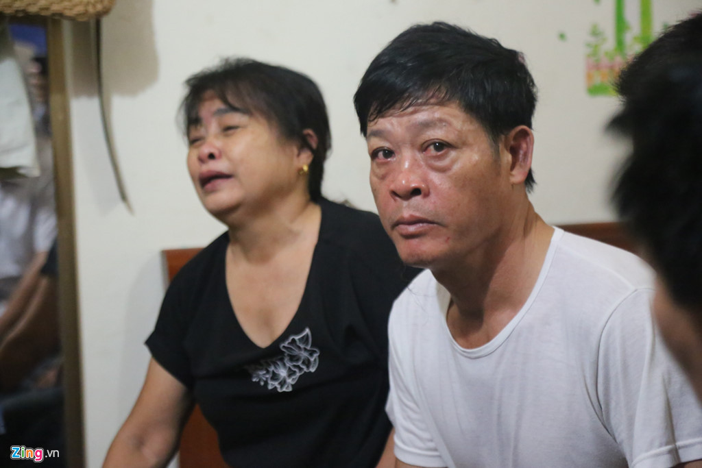 Cha, mẹ của Phạm Thị Trà My. Ảnh: Phạm Trường.