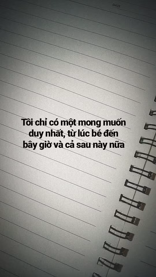 Và một ước mong giản đơn chưa một lần thành hiện thực.