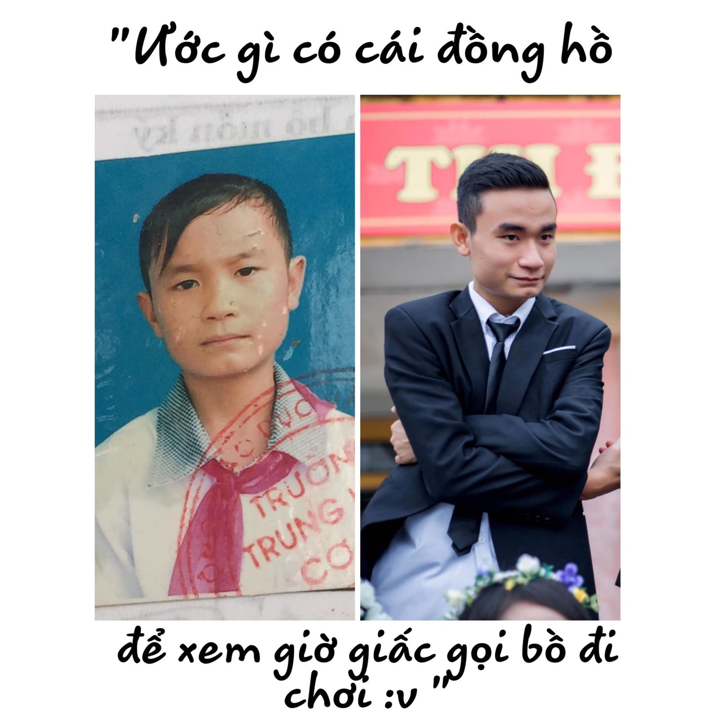 Nhưng đồng hồ không có mà bồ cũng không luôn. Quá đắng!