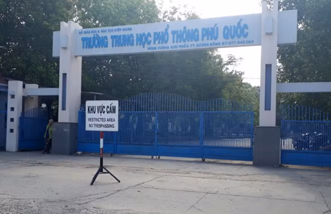 Trường THPT Phú Quốc. Ảnh: Tuấn Anh.