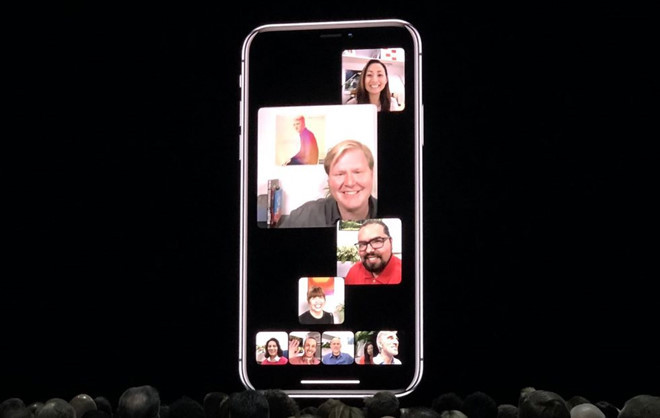 Tính năng FaceTime theo nhóm từng được Apple công bố cuối năm 2018 cùng với iOS 12.1. Ảnh: 9to5Mac.