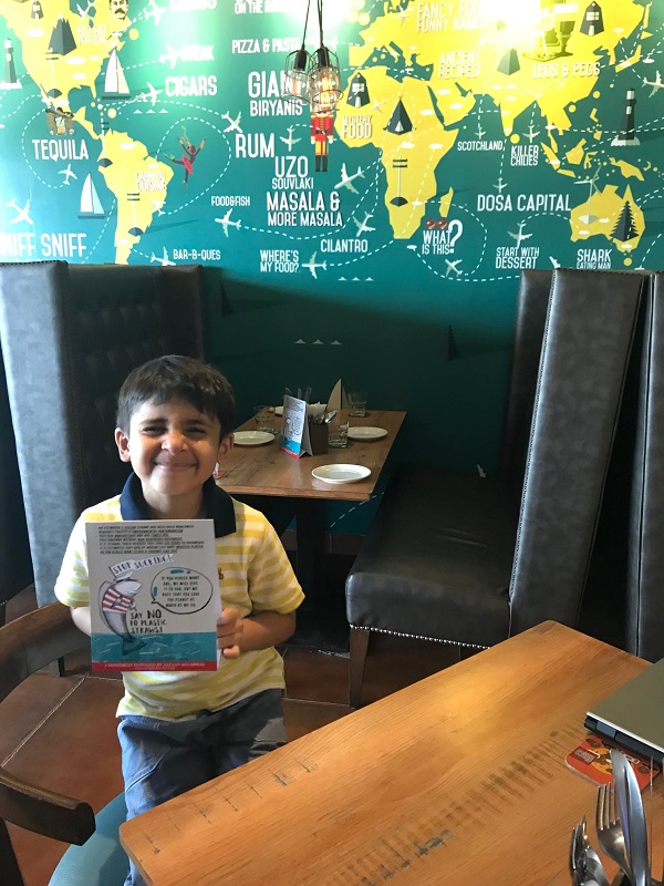 Aayaan luôn quan tâm đến các hành động bảo vệ môi trường. (Ảnh: Neha Aggarwal)