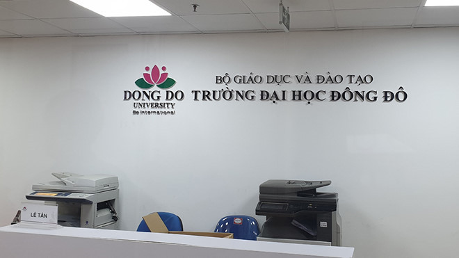 Trường ĐH Đông Đô là nơi được Văn phòng Bộ GD-ĐT cung ứng phôi văn bằng trong đào tạo văn bằng 2 vừa qua. Ảnh: Long Nguyễn.