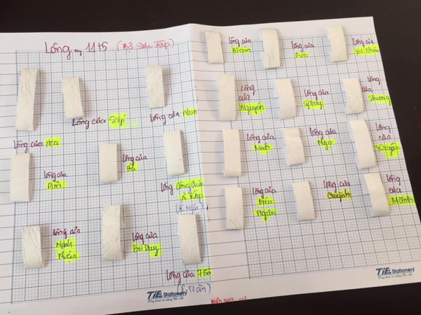 Ngoài "mặt tiền" ra, thì có thể dùng lông tay hoặc lông chân để phân biệt