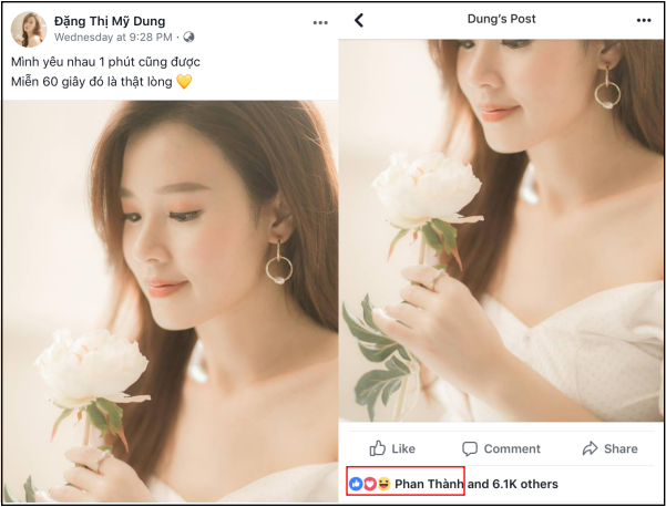 Đặc biệt hơn, nhiều cư dân mạng còn phát hiện Phan Thành đã like ảnh Midu trở lại. Điều này khiến nhiều đồn đoán bắt đầu rộ lên về khả năng tái hợp của cặp đôi năm xưa.