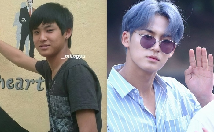 Có lẽ chính Mingyu (Seventeen) cũng không nhận ra chính mình khi xem lại hình ngày nhỏ ấy chứ.