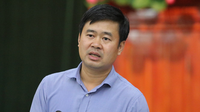 Ông Đỗ Minh Tuấn, Phó chủ tịch UBND huyện Sóc Sơn. Ảnh: V.H.