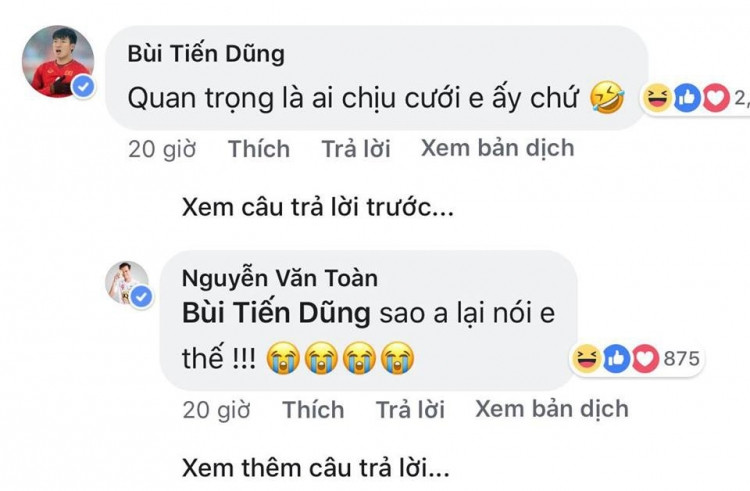 Kỳ công ăn mặc đẹp để thả thính là vậy nào ngờ Văn Toàn nhanh chóng bị “bóc mẽ” bởi 1 câu nói ngắn gọn của Bùi Tiến Dũng.