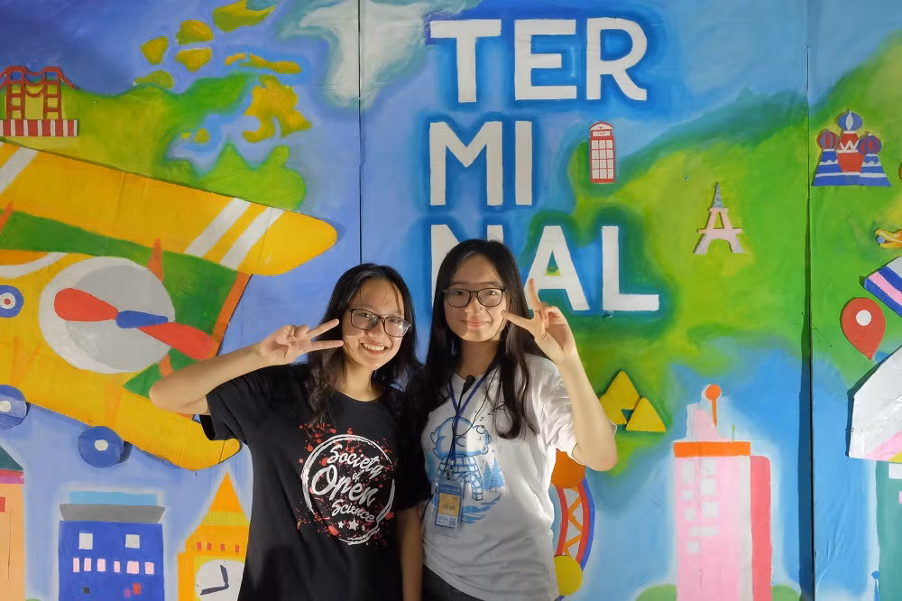 Khu Photo Booth ấn tượng do các thành viên BTC cùng tình nguyện viên tự tay thiết kế.
