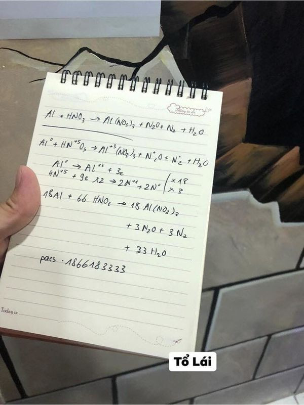 Bài giải phương trình để tìm ra được password wifi.