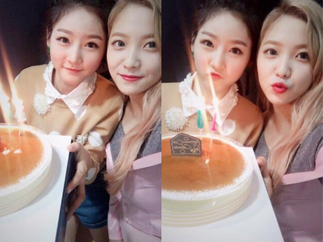 Yeri đến tận phim trường chúc mừng sinh nhật Sae Ron