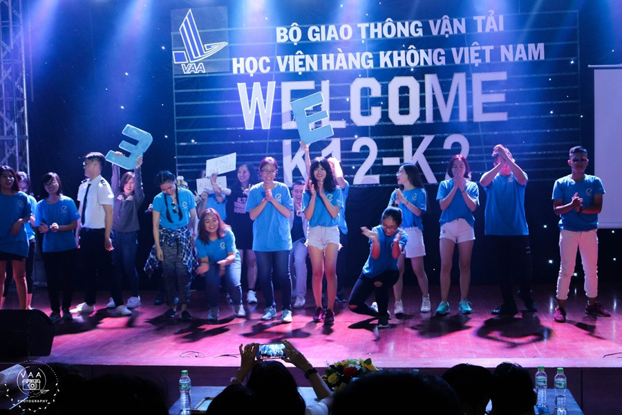 Sinh viên của Học viện Hàng không Việt Nam lúc nào cũng năng nổ thể hiện khả năng của mình trong các hoạt động ngoại khóa.